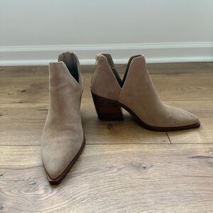 Vince Camuto Tan Ankle Booties